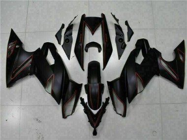 Nero Rosso Carene Moto Kawasaki EX650 2009-2011