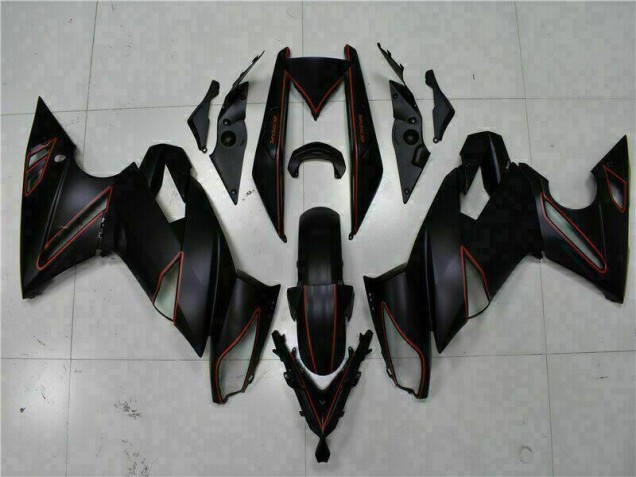 Nero Rosso Carene Moto Kawasaki EX650 2009-2011 Nero Rosso Carene Moto Kawasaki EX650 2009-2011