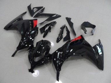 Nero Rosso Carene Moto Kawasaki ZX 300R 2013-2016