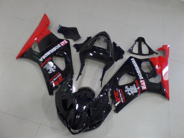 Nero & Rosso Carene Moto Suzuki GSXR 1000 K3 2003-2004 Nero & Rosso Carene Moto Suzuki GSXR 1000 K3 2003-2004