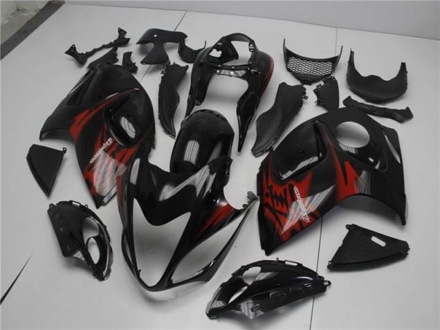 Nero Rosso Carene Moto Suzuki GSXR 1300 Hayabusa 2008-2019 Nero Rosso Carene Moto Suzuki GSXR 1300 Hayabusa 2008-2019