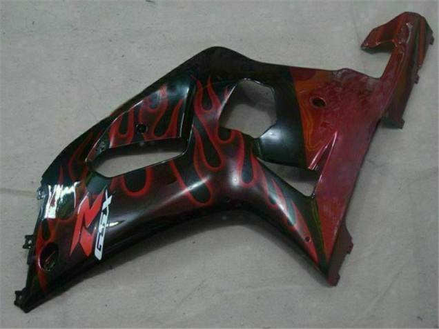Nero Rosso Carene Moto Suzuki GSXR 600 / 750 K1 K2 K3 2001-2003 Nero Rosso Carene Moto Suzuki GSXR 600 / 750 K1 K2 K3 2001-2003