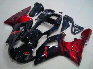Nero Rosso Carene Moto Yamaha R1 1998-1999