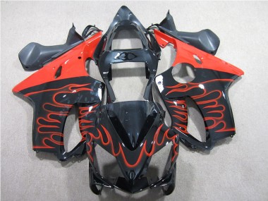 Nero Rosso Fiamma Carene Moto Honda CBR 600 F4i 2001-2003