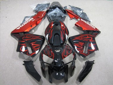 Nero Rosso Fiamma Carene Moto Honda CBR 600 RR 2005-2006
