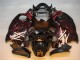 Nero Rosso Fiamma Carene Moto Suzuki GSXR 1300 Hayabusa 1996-2007 Nero Rosso Fiamma Carene Moto Suzuki GSXR 1300 Hayabusa 1996-2007