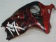Nero Rosso Fiamma Carene Moto Suzuki GSXR 1300 Hayabusa 1996-2007 Nero Rosso Fiamma Carene Moto Suzuki GSXR 1300 Hayabusa 1996-2007
