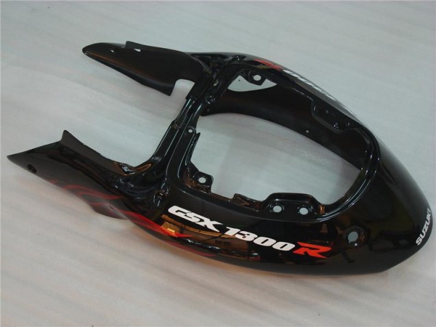 Nero Rosso Fiamma Carene Moto Suzuki GSXR 1300 Hayabusa 1996-2007 Nero Rosso Fiamma Carene Moto Suzuki GSXR 1300 Hayabusa 1996-2007