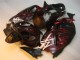 Nero Rosso Fiamma Carene Moto Suzuki GSXR 1300 Hayabusa 1996-2007 Nero Rosso Fiamma Carene Moto Suzuki GSXR 1300 Hayabusa 1996-2007