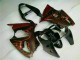 Nero Rosso Fiamma Kit Carene Moto Completa Kawasaki ZX6R 2000-2002 Nero Rosso Fiamma Kit Carene Moto Completa Kawasaki ZX6R 2000-2002