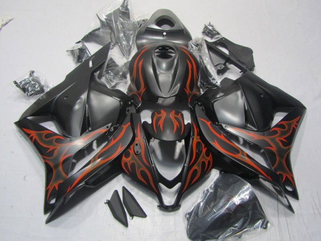 Nero Rosso Fiamma Kit Completo Carenatura Moto ABS Honda CBR 600 RR 2009-2012 Nero Rosso Fiamma Kit Completo Carenatura Moto ABS Honda CBR 600 RR 2009-2012