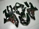 Nero Rosso Fiamma Kits Carenatura Moto Completa Kawasaki ZX10R 2006-2007 Nero Rosso Fiamma Kits Carenatura Moto Completa Kawasaki ZX10R 2006-2007
