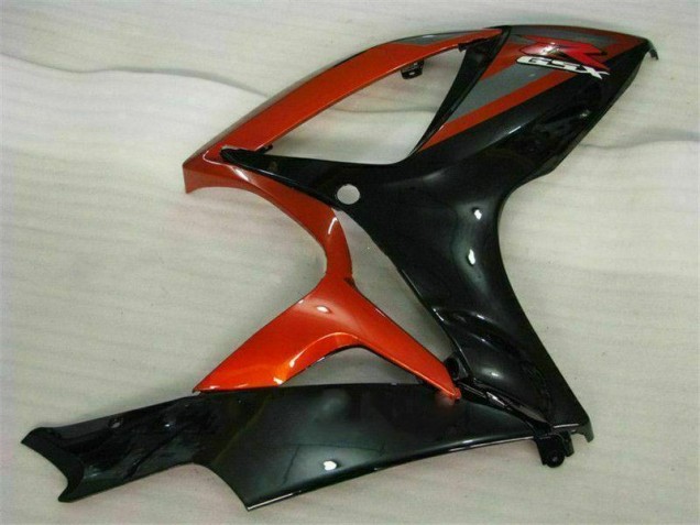 Nero Rosso Kits Carenatura Moto Completa Suzuki GSXR 600 / 750 K6 2006-2007