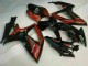 Nero Rosso Kits Carenatura Moto Completa Suzuki GSXR 600 / 750 K6 2006-2007