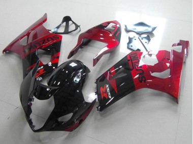 Nero Rosso Kits Carene Moto Suzuki GSXR 1000 K3 2003-2004