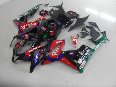 Nero Rosso Pata Carene Moto Honda CBR 600 RR 2007-2008