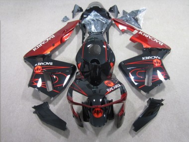 Nero Rosso RACARDI Carene Moto Honda CBR 600 RR 2003-2004