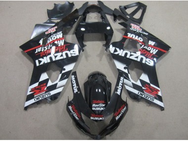 Nero Rosso Telefumia Movistar Carene Moto Suzuki GSXR 600 K4 2004-2005