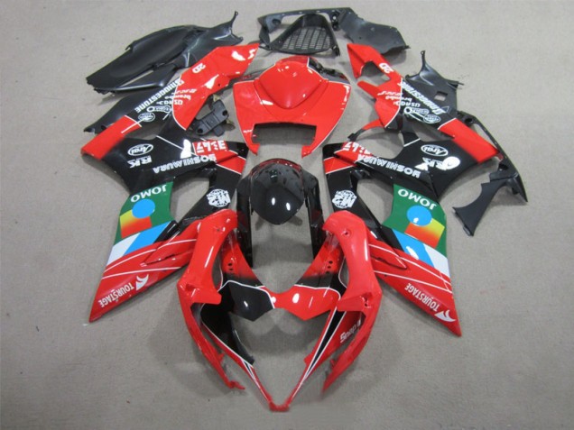 Nero Rosso Verde Carene Moto Suzuki GSXR 1000 K5 2005-2006 Nero Rosso Verde Carene Moto Suzuki GSXR 1000 K5 2005-2006