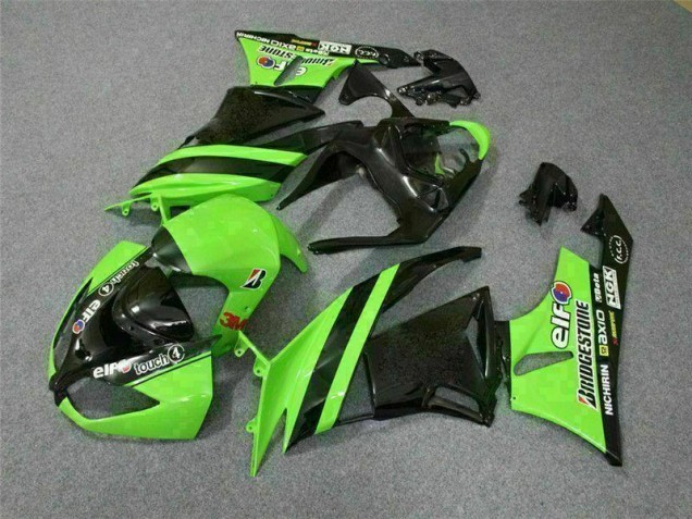 Nero Verde 3M Touch4 Carene Moto Kawasaki ZX6R 2009-2012 Nero Verde 3M Touch4 Carene Moto Kawasaki ZX6R 2009-2012