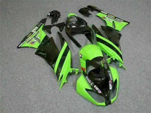 Nero Verde 3M Touch4 Carene Moto Kawasaki ZX6R 2009-2012 Nero Verde 3M Touch4 Carene Moto Kawasaki ZX6R 2009-2012