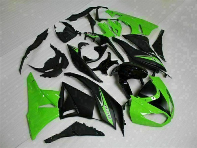 Nero Verde 636 Carene Moto Kawasaki ZX6R 2009-2012 Nero Verde 636 Carene Moto Kawasaki ZX6R 2009-2012