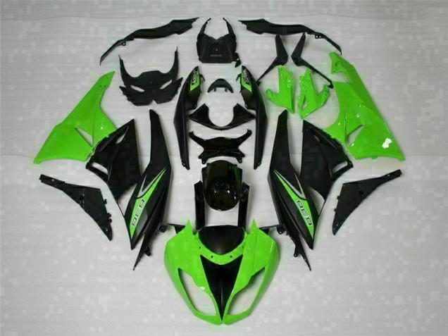 Nero Verde 636 Carene Moto Kawasaki ZX6R 2009-2012 Nero Verde 636 Carene Moto Kawasaki ZX6R 2009-2012