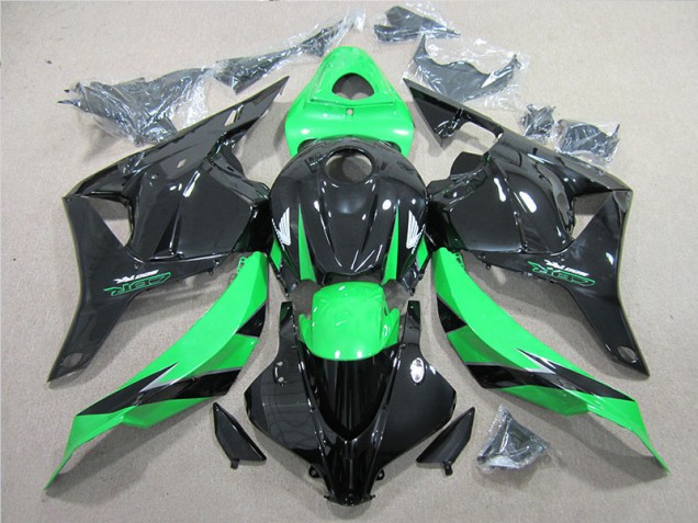 Nero Verde Carena Moto Honda CBR 600 RR 2009-2012 Nero Verde Carena Moto Honda CBR 600 RR 2009-2012