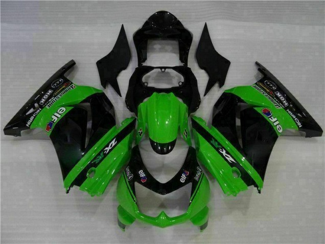 Nero Verde Carena Moto Kawasaki EX250 2008-2012 Nero Verde Carena Moto Kawasaki EX250 2008-2012