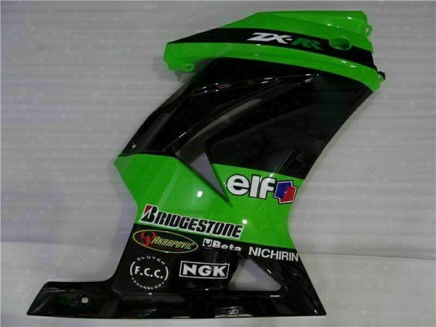 Nero Verde Carena Moto Kawasaki EX250 2008-2012 Nero Verde Carena Moto Kawasaki EX250 2008-2012