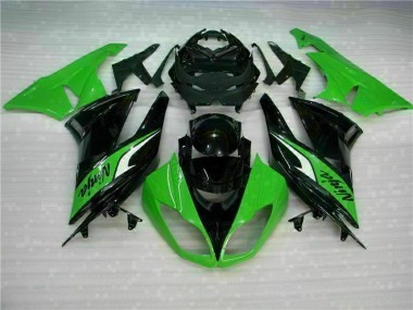 Nero Verde Carene Moto & Plastica Moto Kawasaki ZX6R 2009-2012