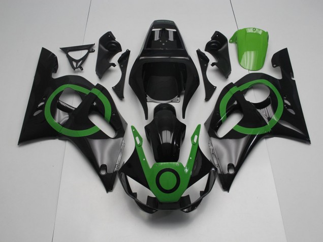 Nero Verde Cerchio Carene Moto Yamaha R6 1998-2002 Nero Verde Cerchio Carene Moto Yamaha R6 1998-2002