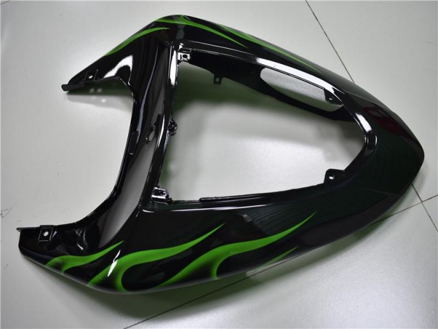Nero Verde Fiamma Carene Moto Kawasaki ZX10R 2006-2007 Nero Verde Fiamma Carene Moto Kawasaki ZX10R 2006-2007