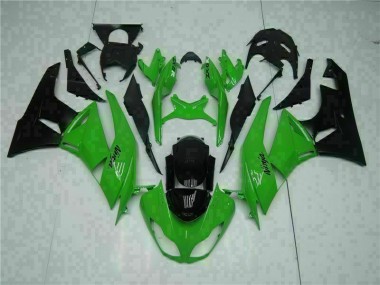 Nero Verde Kit Carenatura Iniezione Kawasaki ZX6R 2009-2012