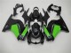 Nero Verde Kit Carenatura Moto Completa Kawasaki EX250 2008-2012