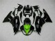 Nero Verde Kits Carene Moto Kawasaki ZX6R 2009-2012