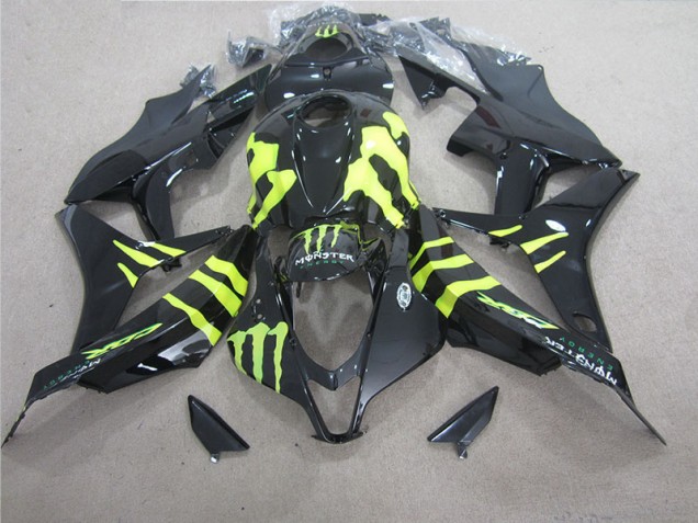 Nero Verde Monster Carene Moto Honda CBR 600 RR 2007-2008 Nero Verde Monster Carene Moto Honda CBR 600 RR 2007-2008