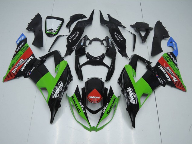 Nero Verde Rosso Motocard Carene Moto Kawasaki ZX6R 2013-2018 Nero Verde Rosso Motocard Carene Moto Kawasaki ZX6R 2013-2018
