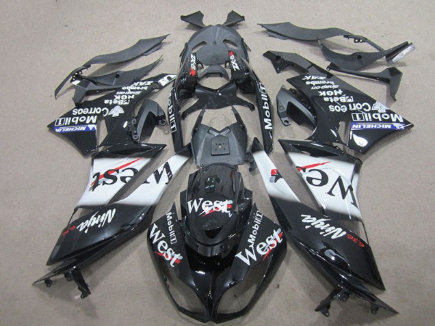 Nero West Carene Moto Kawasaki ZX6R 2009-2012 Nero West Carene Moto Kawasaki ZX6R 2009-2012