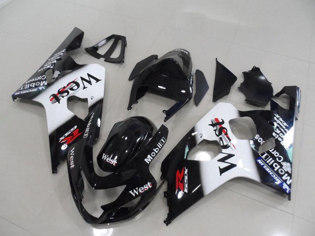Nero West Carene Moto Suzuki GSXR 750 K4 2004-2005 Nero West Carene Moto Suzuki GSXR 750 K4 2004-2005