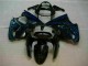 Nero con Blu Fiamma Carene Moto Kawasaki ZX6R 2000-2002