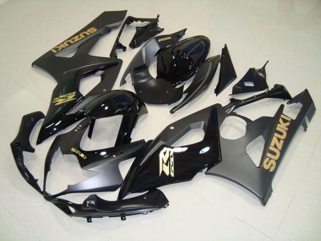 Nero con Oro Decalcomanie Carene Moto Suzuki GSXR 1000 K5 2005-2006 Nero con Oro Decalcomanie Carene Moto Suzuki GSXR 1000 K5 2005-2006