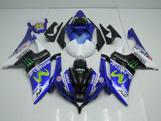 Nuovo Movistar ABS Kits Carena Moto Yamaha R6 2008-2016 Nuovo Movistar ABS Kits Carena Moto Yamaha R6 2008-2016