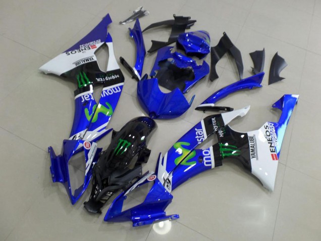 Nuovo Movistar ABS Kits Carene Moto Yamaha R6 2008-2016 Nuovo Movistar ABS Kits Carene Moto Yamaha R6 2008-2016