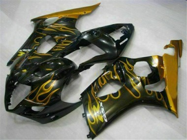 Oro Nero Carene Moto Suzuki GSXR 1000 K3 2003-2004