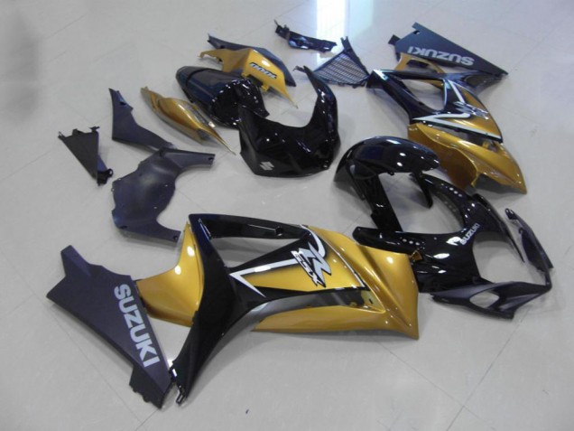 Oro Nero Kit Carenatura Moto Completa Suzuki GSXR 1000 K7 2007-2008 Oro Nero Kit Carenatura Moto Completa Suzuki GSXR 1000 K7 2007-2008