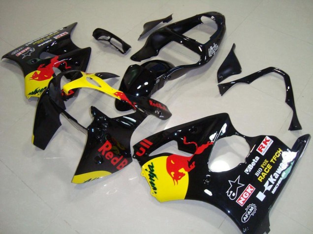 Red Bull Carene Moto Kawasaki ZX6R 2000-2002 Red Bull Carene Moto Kawasaki ZX6R 2000-2002
