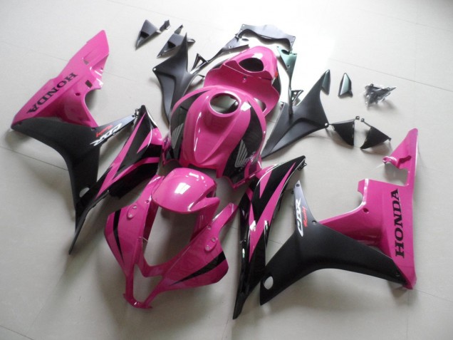 Rosa Nero Carene Moto Honda CBR 600 RR 2007-2008 Rosa Nero Carene Moto Honda CBR 600 RR 2007-2008