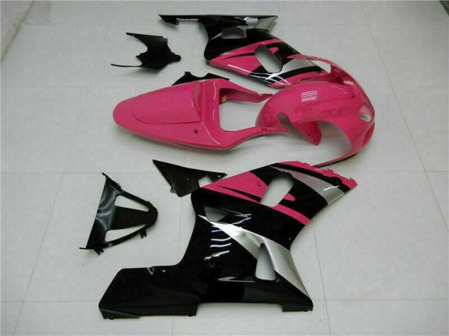 Rosa Nero Carene Moto Suzuki GSXR 600 / 750 K1 K2 K3 2001-2003 Rosa Nero Carene Moto Suzuki GSXR 600 / 750 K1 K2 K3 2001-2003