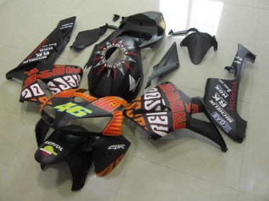 Rossi Nero Opaco Carene Moto Honda CBR 600 RR 2005-2006